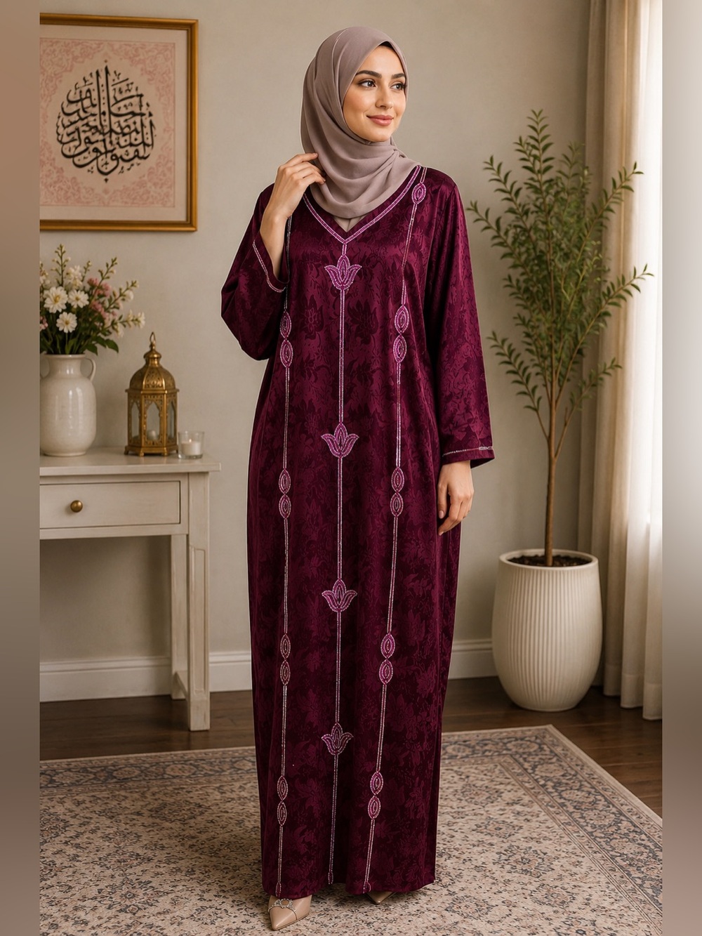 Muslim modest long dress muslim
Abaya long islamic dress